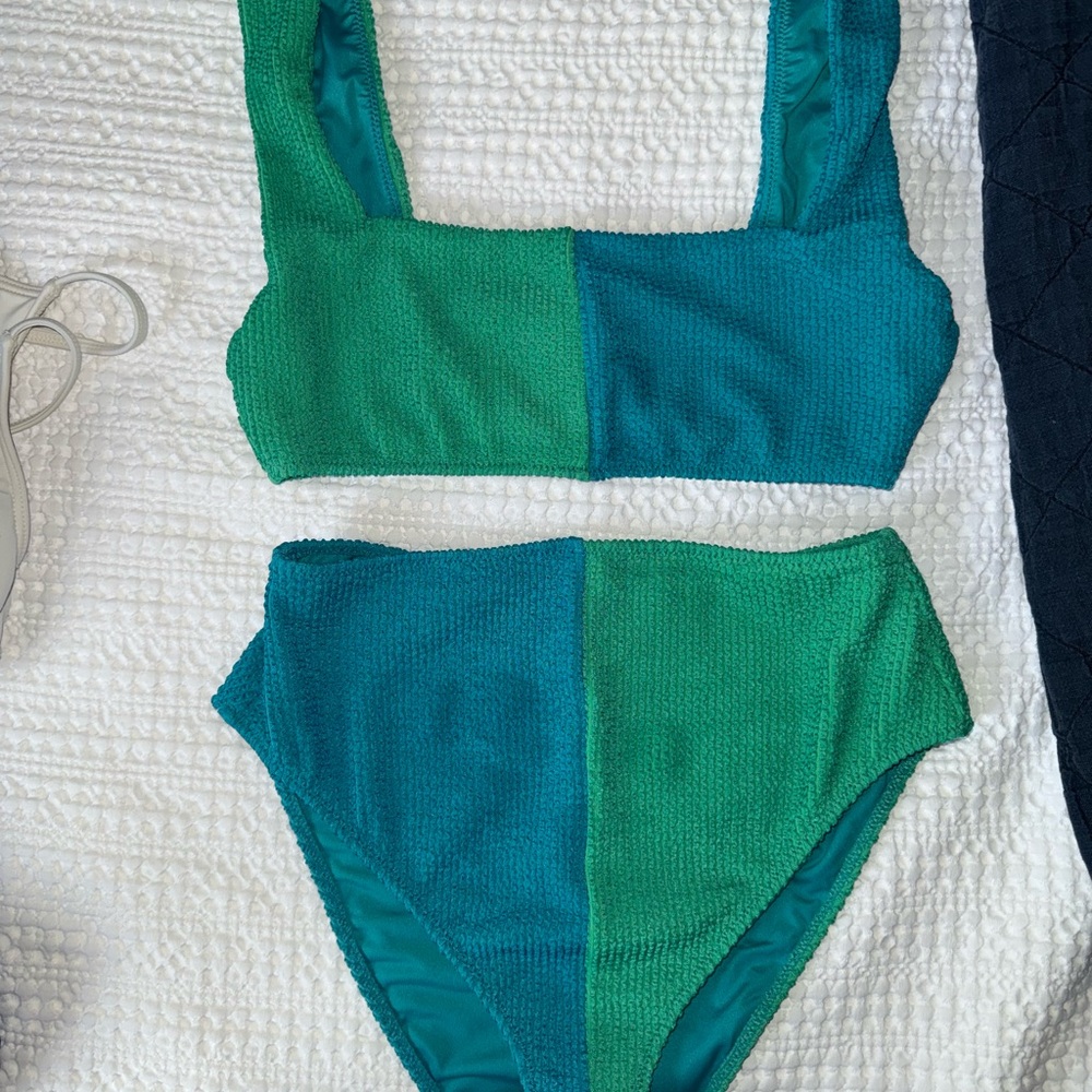 Show Me Your Mumu Colorblock Bikini Set